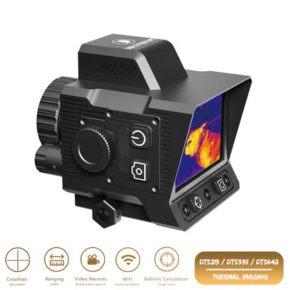 See in total darkness- Infrared WIFI Shockproof Hunting Clip-on Thermal