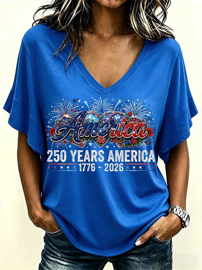 Women's 250 Years America Casual T-shirt