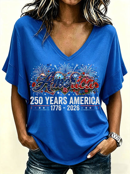 Women's 250 Years America Casual T-shirt