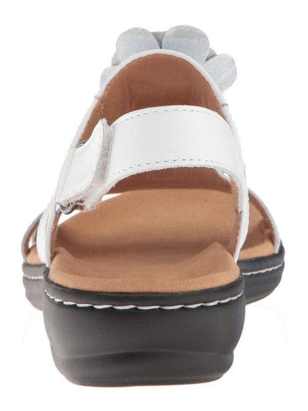 3D Floral Hollow Breathable Casual Velcro Sandals