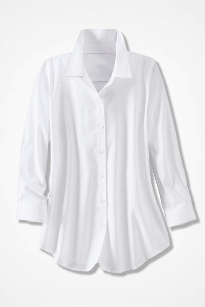 No-Iron 3/4-Sleeve Shirt