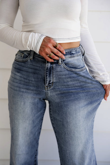 Total Obsession High Rise Straight Leg Jeans