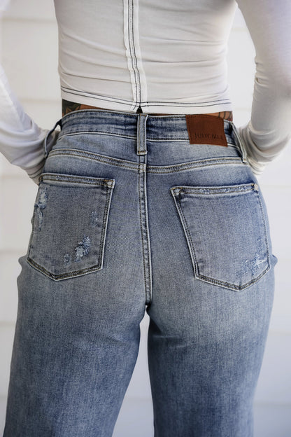 Total Obsession High Rise Straight Leg Jeans