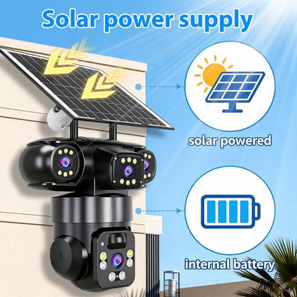 Aegis 360™ Triple-View Solar Camera