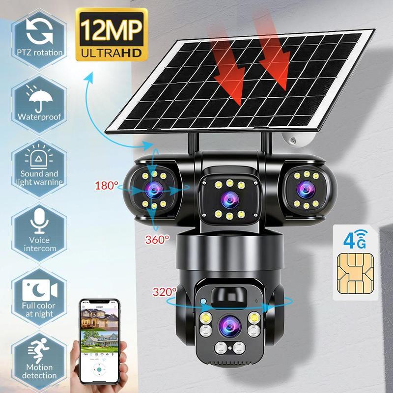 Aegis 360™ Triple-View Solar Camera