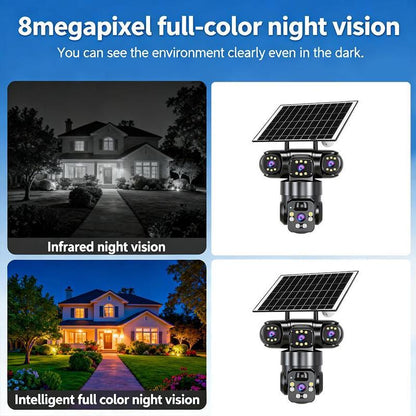 Aegis 360™ Triple-View Solar Camera