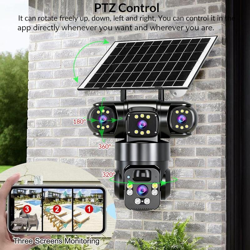 Aegis 360™ Triple-View Solar Camera