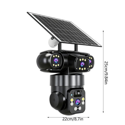 Aegis 360™ Triple-View Solar Camera
