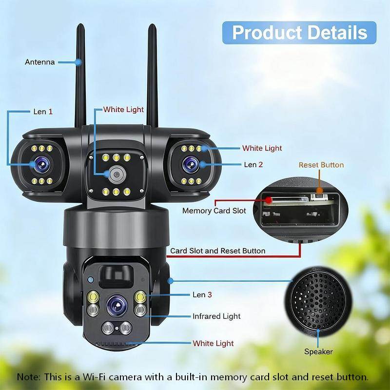 Aegis 360™ Triple-View Solar Camera