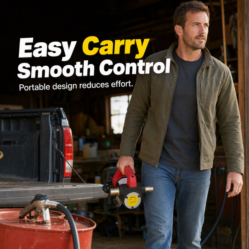⛽ 90% OFF NOW! 🚜 Diesel Transfer Pump – 25GPM Flow– Move Fuel Fast for Farms, Garages & Job Sites ⚡