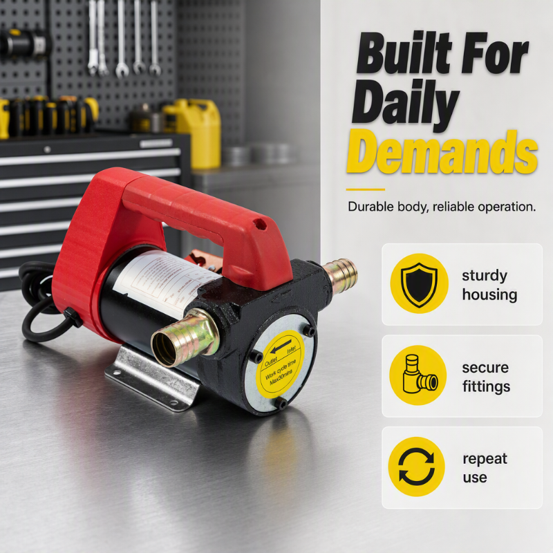 ⛽ 90% OFF NOW! 🚜 Diesel Transfer Pump – 25GPM Flow– Move Fuel Fast for Farms, Garages & Job Sites ⚡