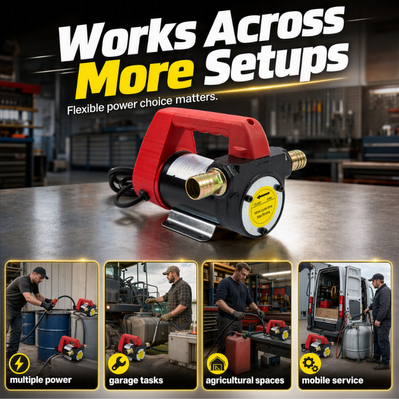 ⛽ 90% OFF NOW! 🚜 Diesel Transfer Pump – 25GPM Flow– Move Fuel Fast for Farms, Garages & Job Sites ⚡