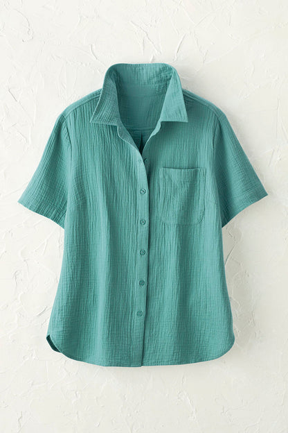 Summer Breeze Gauze Camp Shirt
