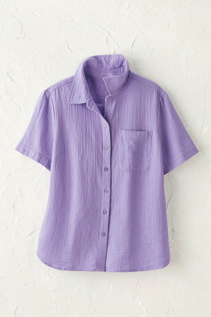 Summer Breeze Gauze Camp Shirt
